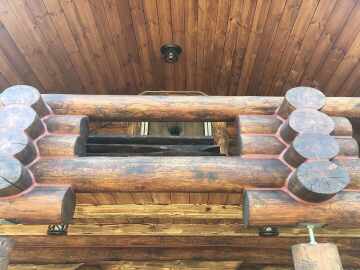 Герметизация швов дома в Минске, дача Александра Тихонова ракурс 3