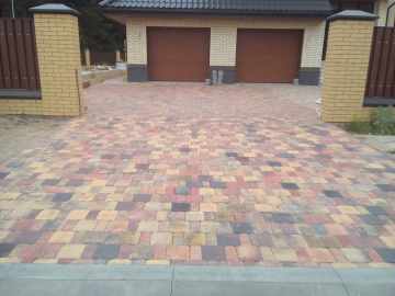 Укладка плитки под стоянку авто в Минске от ИП Агапов Д